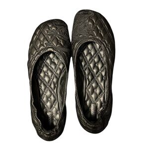 Burberry Sadler Quilted Lambskin Ballerina Flats